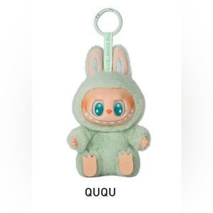 🟥POP MART: LABUBU {QuQu} Have a Seat Vinyl Plush”🟥THE MONSTERS 🆕NEW (opened)💚